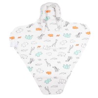 قنداق بالش دار طرح حیوانات رنگ سفید بی بیبی Bi Baby