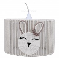 لوستر طرح خرگوش رنگ کرم ایسیز Isiz