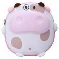 کوله طرح گاو رنگ صورتی