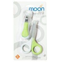 ست مانیکور رنگ سبز مون moon