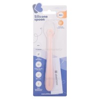 قاشق تکی سیلیکونی رنگ صورتی کیکابو Kikkaboo