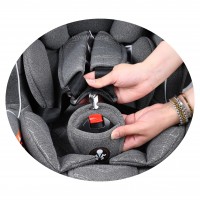 صندلي ماشين مدل کابوک 36-0 کيلو رنگ طوسی تيره داخل روشن AKO