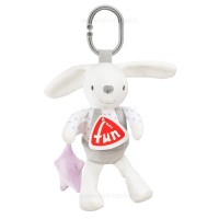 آویز کریر طرح خرگوش پسر رنگ طوسیbaby fun