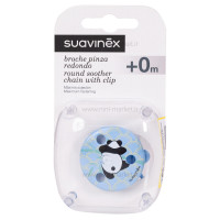 بند پستانک طرح پاندا آبی سواوینکس Suavinex