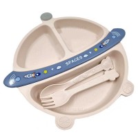 ظرف طرح فضايي رنگ کرم منگلین Mengqilin