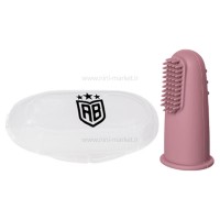 مسواک انگشتی سیلیکونی رنگ بنفش امریکو بیبی Americo baby