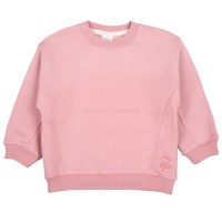 بلوز شلوار دخترانه طرح گل لاله رنگ صورتی رابو Raboo