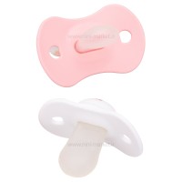 پستانک دوعددی بادامی 0_6 ماه طرح طوطی و ببر سواوینکس SUAVINEX