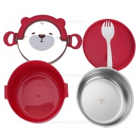 ظرف غذا خرس یک طبقه رنگ سرخابی برند خارجی