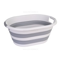 وان حمام کودک آکاردئونی رنگ طوسی هوبی لایف