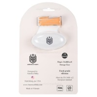 مسواک انگشتی سیلیکونی رنگ زرد امریکو بیبی Americo baby