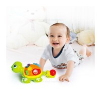 لاکپشت موزیکال رنگ سبز کد 868 هولی تویز Huile Toys