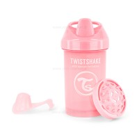 لیوان آبمیوه خوری 300 میل پاستل صورتی تویست شیک Twistshake