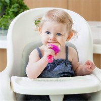 توری میوه خوری سیلیکونی رنگ گلبهی بنفش بون Boon