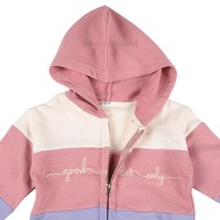 سويشرت شلوار دخترانه طرح سه رنگ - رنگ ياسي رابو Raboo