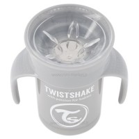 ليوان 360 درجه رنگ طوسی تویست شیک Twistshake