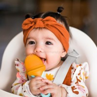 توری میوه خوری سیلیکونی رنگ سبز فسفری بون boon