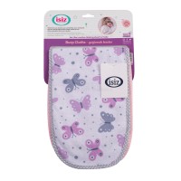 دستمال آروغگیر 3 عددی نوزاد طرح پروانه یاسی ایس ایز Isiz