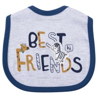 پیشبند طرح Friend رنگ سرمه اي نيلي Nili