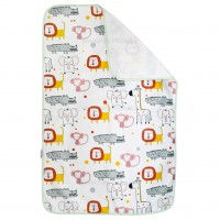 زیرانداز تعویض طرح حیوانات سایز کوچک رنگ سبز ایسیز