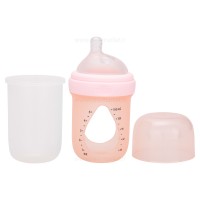 شیشه شیر سیل باتل دار رنگ صورتی 150 میل بیبی سیل Babisil