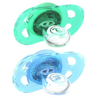 پستانک 2 عددی 6+ ماه آبی - سبز تویست شیک Twistshake