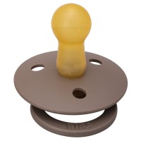 پستانک تکی سرگرد لاتکس سایز 0-6 ماه رنگ قهوه ای بیبز Bibs