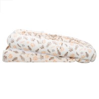 تشک شیبدار گارد دار طرح برگ ساده رنگ کرم ایسیز Isiz