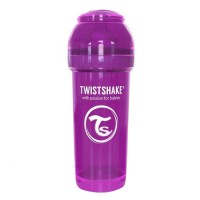 شیرخوری نوزاد طلقی 260 میل بنفش تویست شیک Twistshake