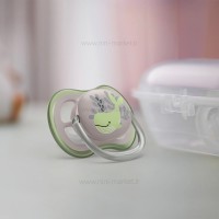 پستانک بادامی تکی الترا ایر 6 - 18 ماه طرح نهنگ اونت Avent (بدون جعبه)