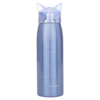 فلاسک آب استيل طرح روباه رنگ سرمه ای هلو دریم Hello dream