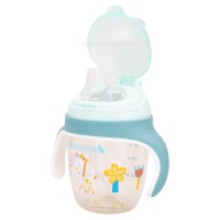 لیوان سوپاپ دار طرح اسب رنگ آبی بیبی سیل Babisil