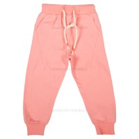 ست دوتکه بلوز و شلوار طرح دختر و آبمیوه رنگ سفید و گلبهی رابو Raboo