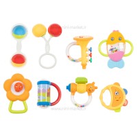 پک جغجغه طرح آدمک رنگ نارنجی برند خارجي