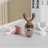 پستانک میوه‌خوری طرح شاخ گوزن رنگ صورتی هی‌اورشی Heorshe