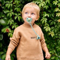 پستانک تک عددي 18 ماه به بالا ارتودنسي طرح پلنگ سبز سواوینکس Suavinex  (بدون جعبه)