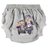 شورت آموزشی خرس سایز XL رنگ طوسی پررنگ مایا Maya