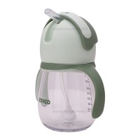 لیوان آبمیوه خوری نی دار 240 میل رنگ سبز رووکو Rovco