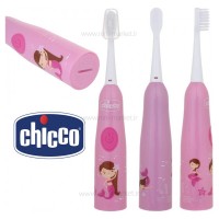 مسواک باتری خور +3 سال طرح پری دریایی رنگ صورتی چیکو Chicco