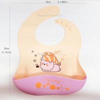 پیشبند سیلیکونی طرح خرگوش رنگ صورتی خارجی