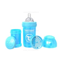 شیشه شیر آنتی کولیک 180 میل آبی صدفی تویست شیک Twistshake