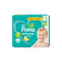 پوشک پریما Prima اونتاژ سایز 7 (15+کیلو) بسته 34 عددی