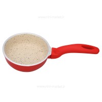 تابه چدن گرانیت گرد سایز 12 رنگ قرمز عروس