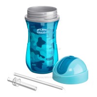 لیوان نی دار دو جداره 266 میل چیکو Chicco