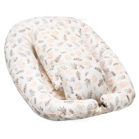 تشک گارد دار آنتی رفلاکس 5 کاره طرح برگ ساده رنگ شیری Isiz