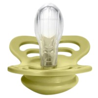 پستانک تکی سیلیکونی بادامی 0 – 6 ماه سبز بیبز BIBS (بدون جعبه)