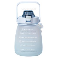 بطری آب 1400 ميل رنگ آبی خارجی