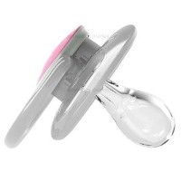 پستانک تکی درب دار طرح خرگوش رنگ سفید صورتی سایز 6 تا 18 ماه دکتربراون Dr.brown