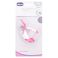 ناخنگیر ذره بین دار رنگ سرخابی چیکو Chicco