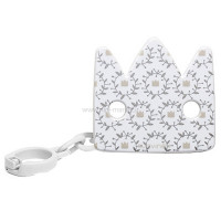 گيره پستانک طرح تاج رنگ نقره اي سواوینکس suavinex